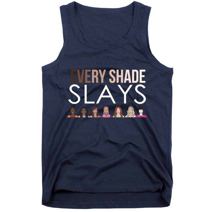 Melanin Every Shade Slays Tank Top