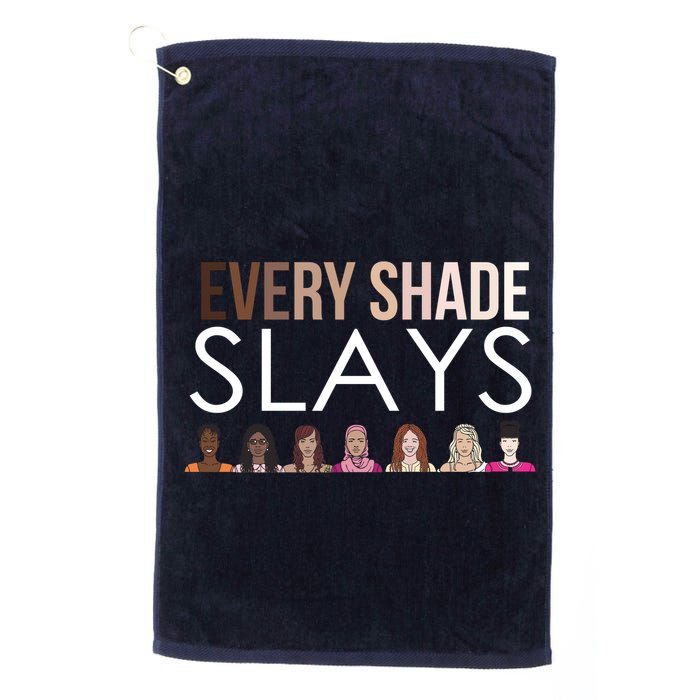 Melanin Every Shade Slays Golf Towel