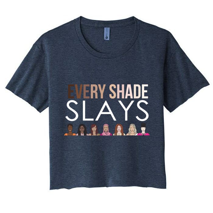 Melanin Every Shade Slays Crop Top