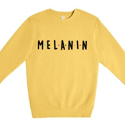 Melanin Logo Premium Crewneck Sweatshirt