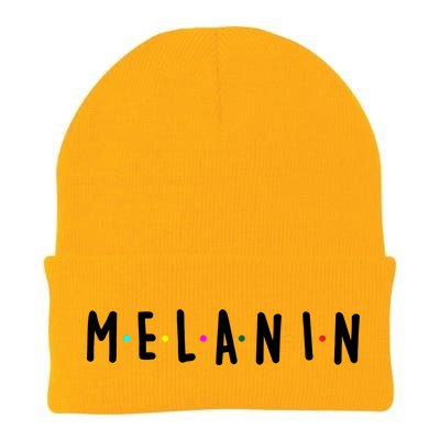 Melanin Logo Knit Cap Winter Beanie