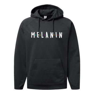 Melanin Logo Performance Fleece Hoodie