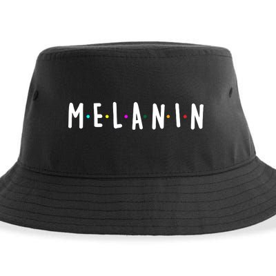 Melanin Logo Sustainable Bucket Hat