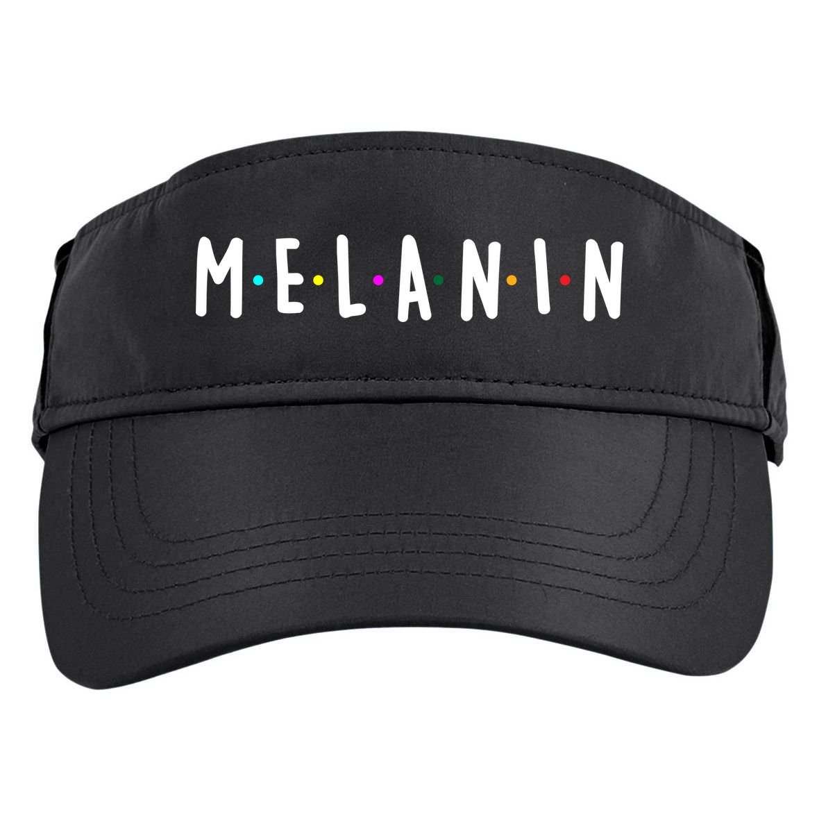 Melanin Logo Adult Drive Performance Visor