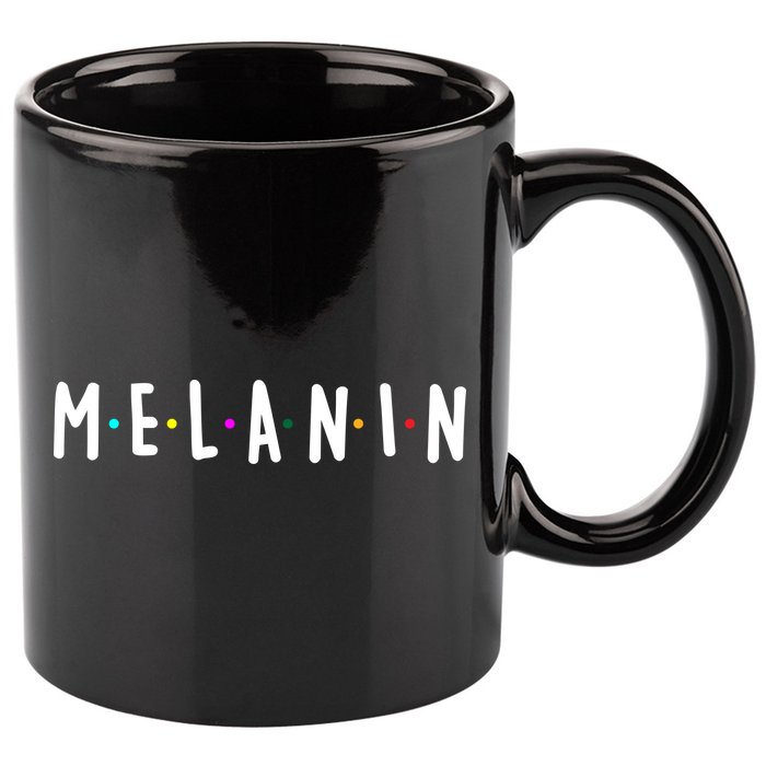 Melanin Logo 11oz C Handle Ceramic Mug