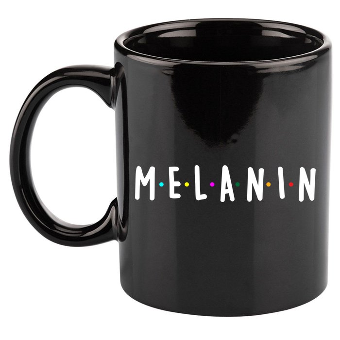 Melanin Logo 11oz C Handle Ceramic Mug