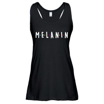 Melanin Logo Ladies Essential Flowy Tank