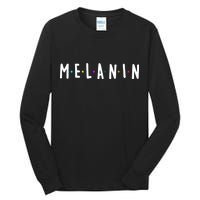 Melanin Logo Tall Long Sleeve T-Shirt