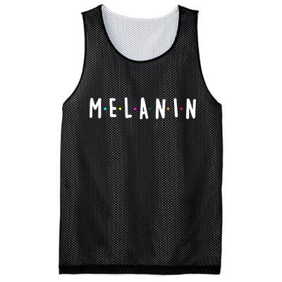 Melanin Logo Mesh Reversible Basketball Jersey Tank