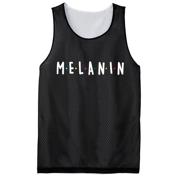 Melanin Logo Mesh Reversible Basketball Jersey Tank