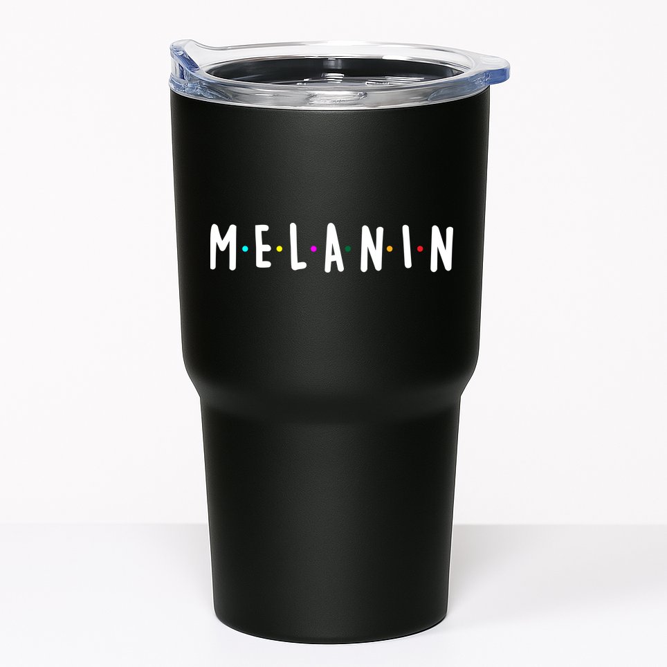Melanin Logo Tumbler