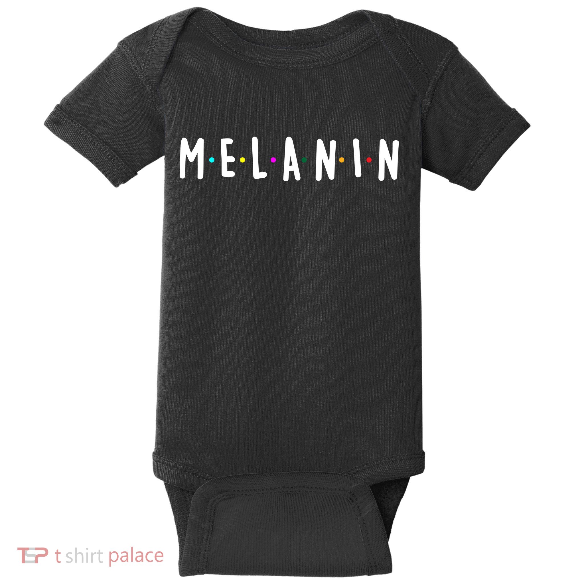 Melanin Logo Baby Bodysuit