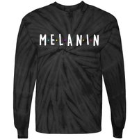 Melanin Logo Tie-Dye Long Sleeve Shirt