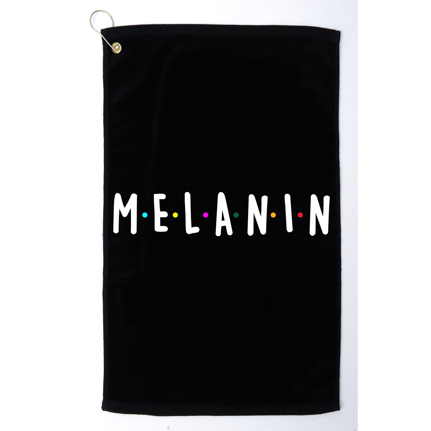 Melanin Logo Golf Towel