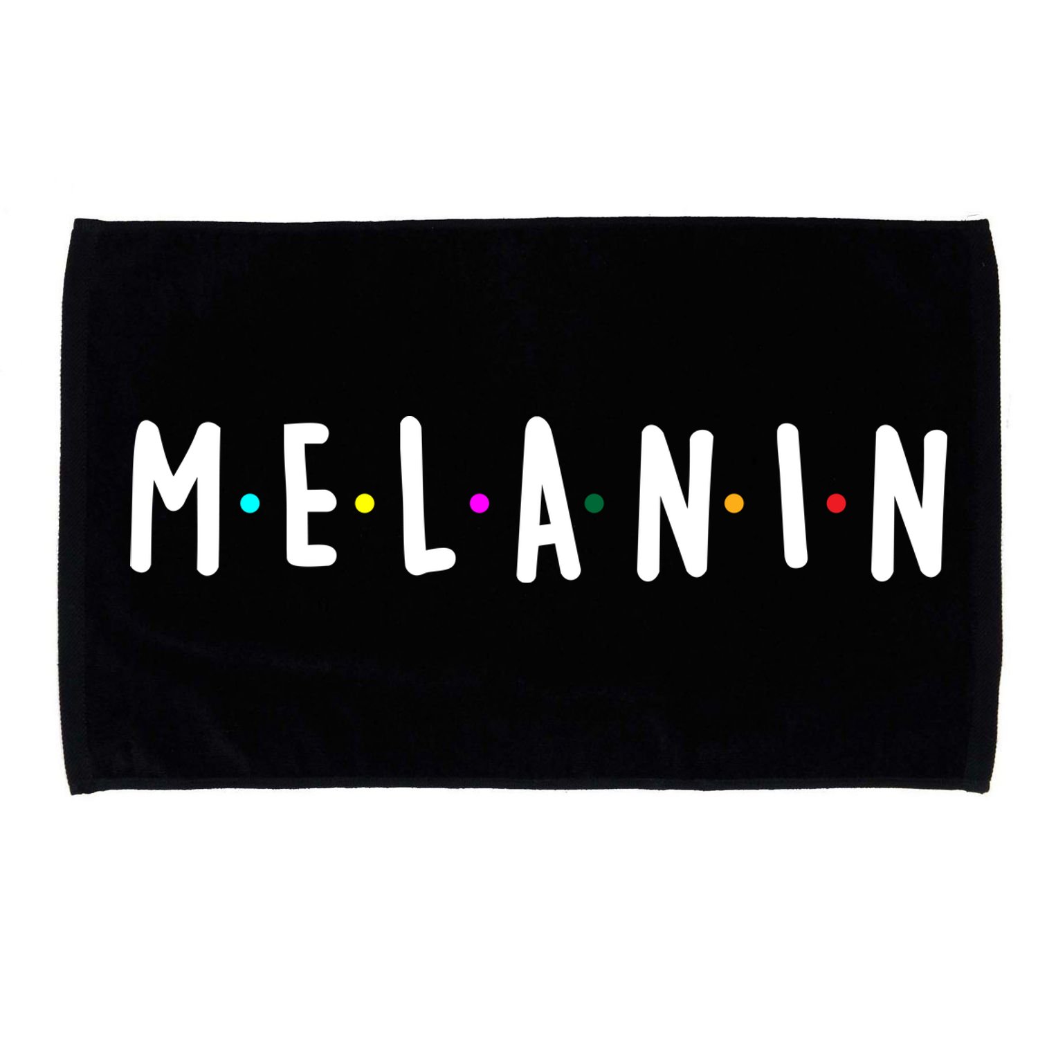 Melanin Logo Microfiber Hand Towel