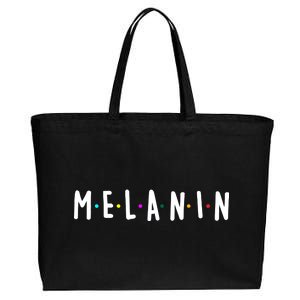 Melanin Logo Cotton Canvas Jumbo Tote