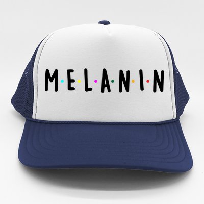 Melanin Logo Trucker Hat