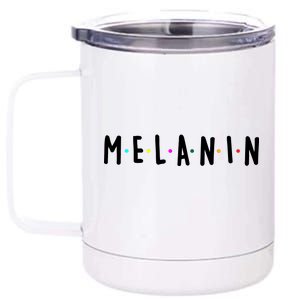 Melanin Logo 12 oz Stainless Steel Tumbler Cup