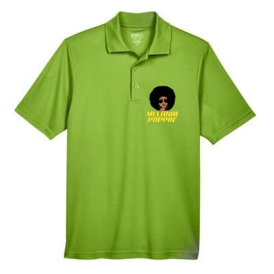 Melanin Poppin Proud African Pride Men's Origin Performance Pique Polo