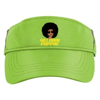 Melanin Poppin Proud African Pride Adult Drive Performance Visor