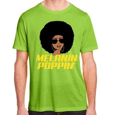 Melanin Poppin Proud African Pride Adult ChromaSoft Performance T-Shirt