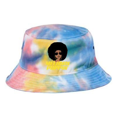 Melanin Poppin Proud African Pride Tie Dye Newport Bucket Hat