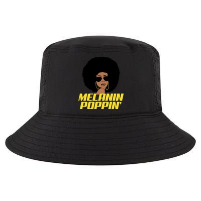 Melanin Poppin Proud African Pride Cool Comfort Performance Bucket Hat