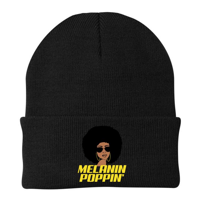 Melanin Poppin Proud African Pride Beanie