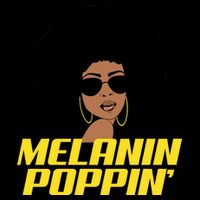 Melanin Poppin Proud African Pride Baseball Sleeve Shirt