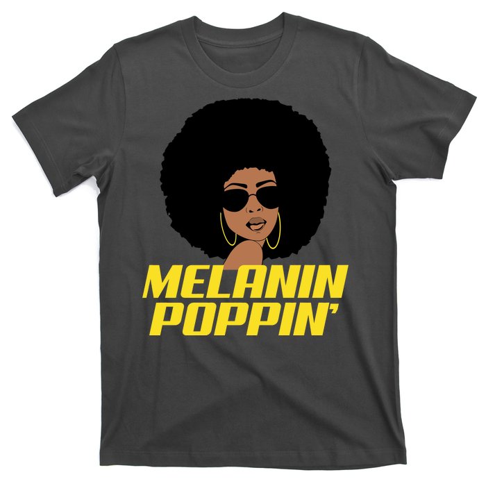 Melanin Poppin Proud African Pride T-Shirt