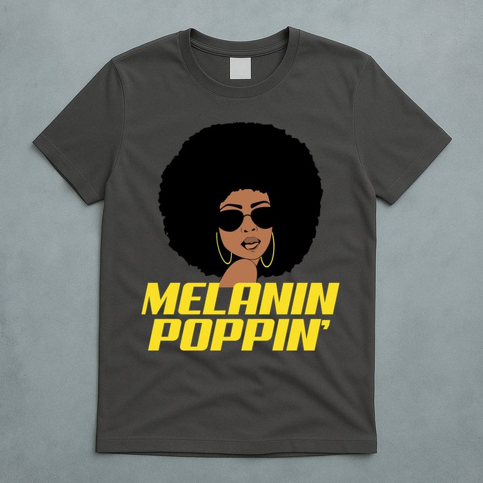 Melanin Poppin Proud African Pride T-Shirt