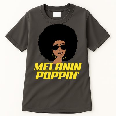 Melanin Poppin Proud African Pride Tall T-Shirt