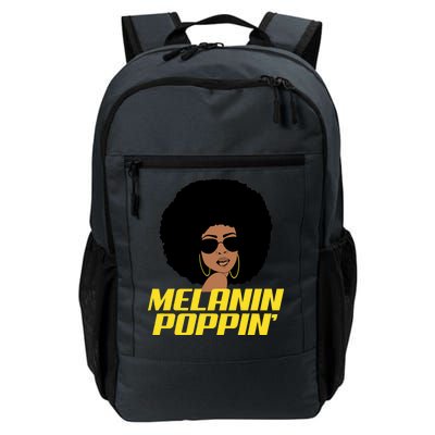 Melanin Poppin Proud African Pride Daily Commute Backpack