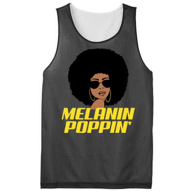 Melanin Poppin Proud African Pride Mesh Reversible Basketball Jersey Tank