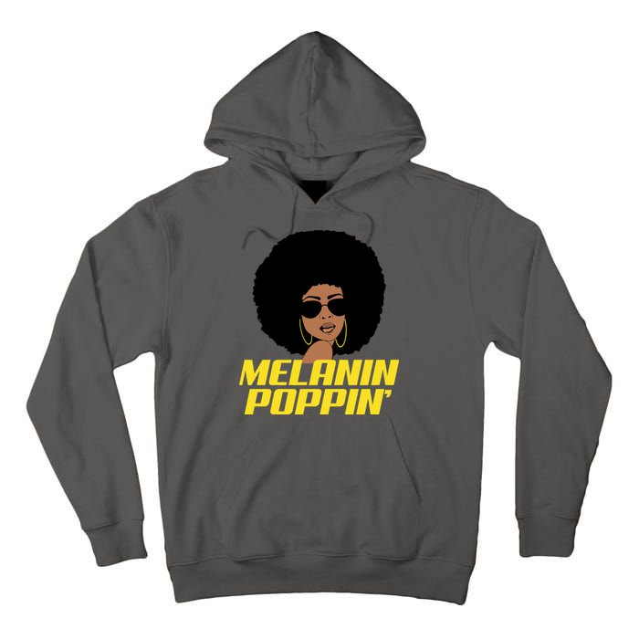 Melanin Poppin Proud African Pride Tall Hoodie