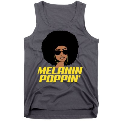 Melanin Poppin Proud African Pride Tank Top