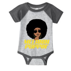 Melanin Poppin Proud African Pride Infant Baby Jersey Bodysuit