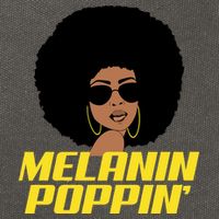 Melanin Poppin Proud African Pride Cotton Canvas Backpack