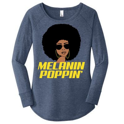 Melanin Poppin Proud African Pride Women's Perfect Tri Tunic Long Sleeve Shirt