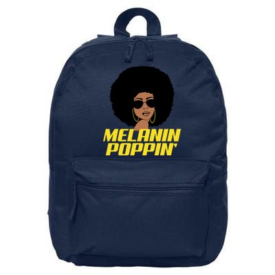 Melanin Poppin Proud African Pride 16 in Basic Backpack