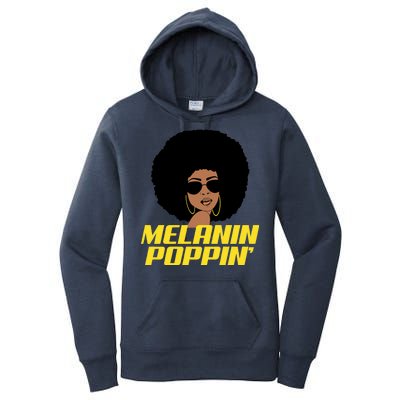 Melanin Poppin Proud African Pride Women's Pullover Hoodie