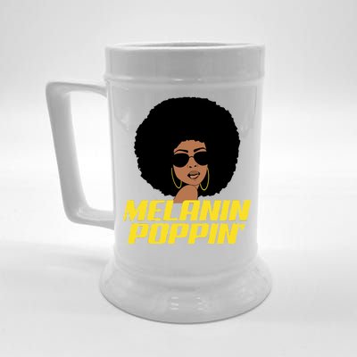 Melanin Poppin Proud African Pride Beer Stein