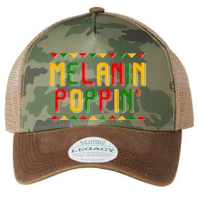 Melanin Poppin' Traditional Colors Legacy Tie Dye Trucker Hat