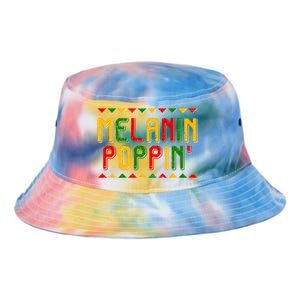 Melanin Poppin' Traditional Colors Tie Dye Newport Bucket Hat