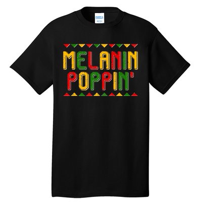 Melanin Poppin' Traditional Colors Tall T-Shirt