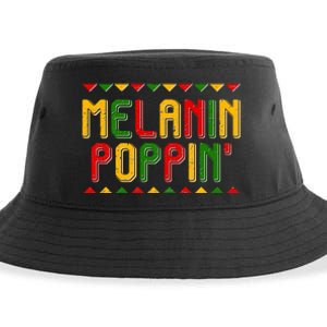 Melanin Poppin' Traditional Colors Sustainable Bucket Hat