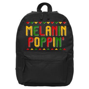 Melanin Poppin' Traditional Colors 16 in Basic Backpack