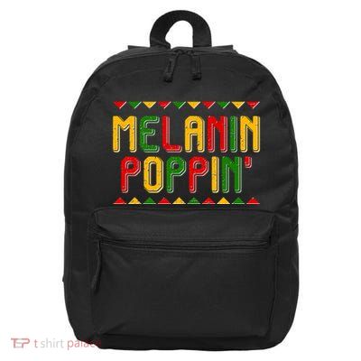 Melanin Poppin' Traditional Colors 16 in Basic Backpack