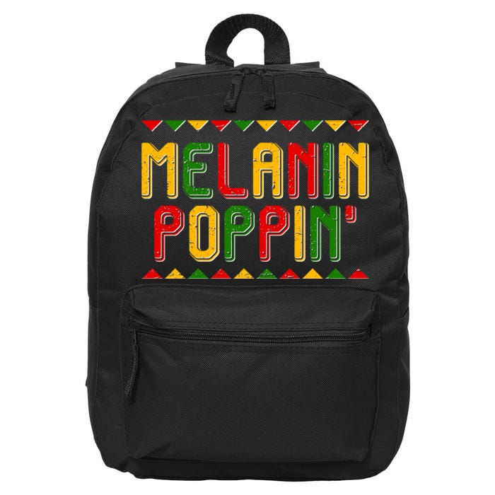 Melanin Poppin' Traditional Colors 16 in Basic Backpack