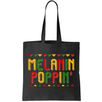 Melanin Poppin' Traditional Colors Tote Bag